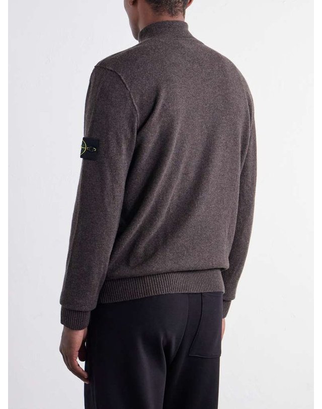 스톤아일랜드 [해외직구] 스톤 아일랜드 LOGOAPPLIQUED 버진 울 집업 가디건 L2S155100023S00B4 B0082284692 착용컷