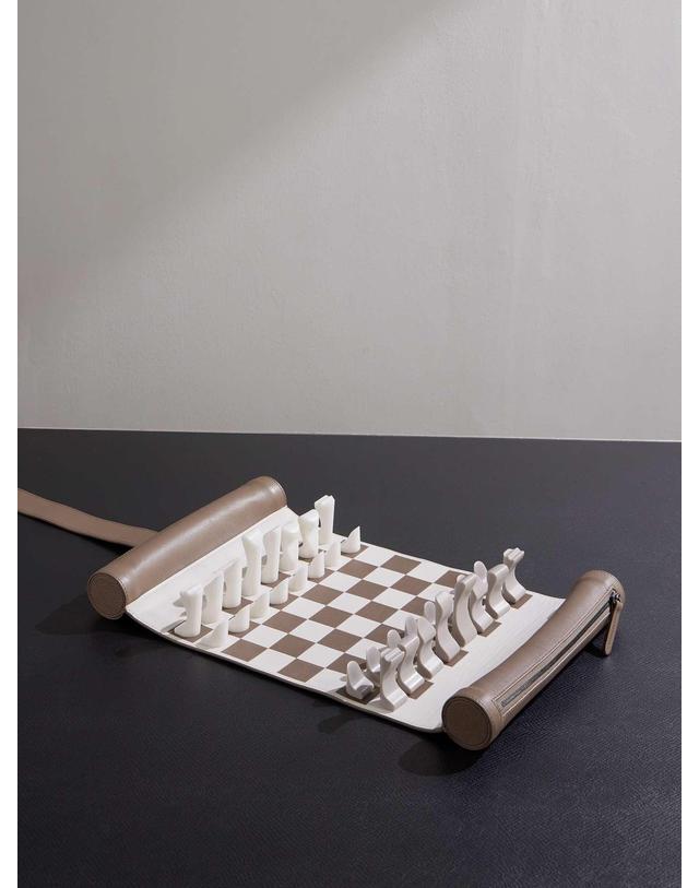 브루넬로 쿠치넬리 [해외직구] 브루넬로 쿠치넬리 레더 & KRION PORTABLE CHESS 셋 MLZSECGAM2 B0081093189 착용컷