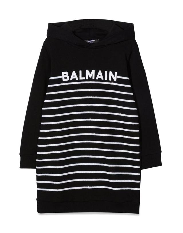 발망 [해외직구] 21 F/W 발망 드레스 (KIDS 상품) 6P1130K_F0015930 B0041541388 착용컷