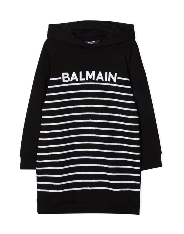 발망 [해외직구] 21 F/W 발망 드레스 (KIDS 상품) 6P1130K_F0015930 B0041541388 착용컷