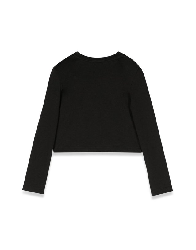 발망 [해외직구] 23 S/S 발망 ML 스페셜 티셔츠 (KIDS 상품) BS8A80K_J0177930OR B0040203485 착용컷
