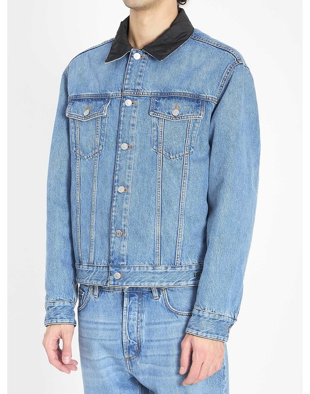 디올 옴므 [해외직구] 26 S/S 디올 옴므 리버서블 CANNAGE 데님 자켓 613D494A3036589 B0021875939 착용컷