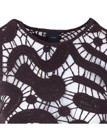 [해외직구] 26 S/S 핑코 ERUZIONE 탑 HANDY 지오메트릭 CROCHET 106438/A354M05 B0011956483