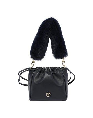[해외직구] 26 F/W 핑코 더블 스트랩 버킷 백 107635/A3M7G03Y B0012366964