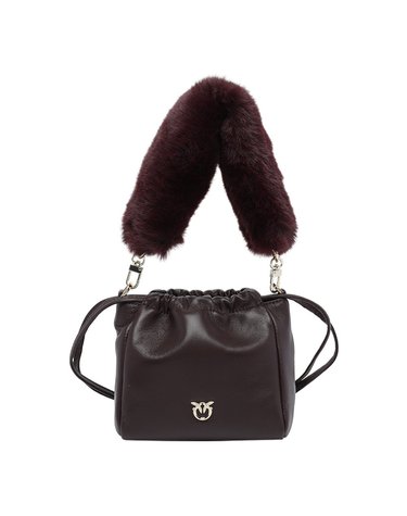 [해외직구] 26 F/W 핑코 더블 스트랩 버킷 백 107635/A3M7W34Y B0012489366