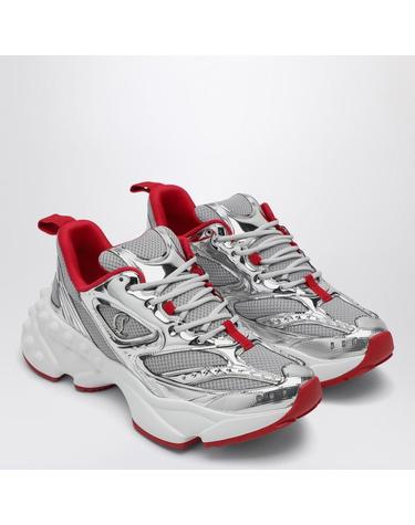 [해외직구] 26 S/S 크리스찬 루부탱 쏘 FLO 러닝 스니커즈 SILVERRED 1260209PL-SV20 B0051927005