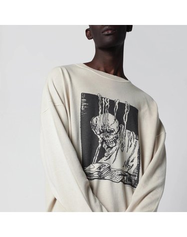 [해외직구] 26 S/S 아워 레가시 SLACK 맨투맨 WITH ANGRY 팬 메일 프린트 인 블랙 M2266SACO-AF B0051983741