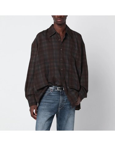 [해외직구] 26 F/W 아워 레가시 BORROWED 체크 코튼 셔츠 M4262BMCCO-MC B0052315046