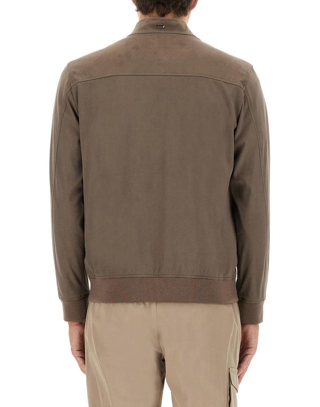 에르노 [해외직구] 25 F/W 에르노 리조트 봄버 자켓 인 스웨이드 ALTERNATIVES GI00073UR_127372700 B0041802549 착용컷
