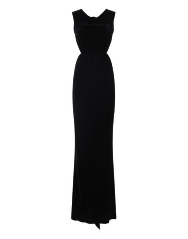 [해외직구] 릭오웬스 벨벳 롱 드레스 RP02E4508V09 B0711736230