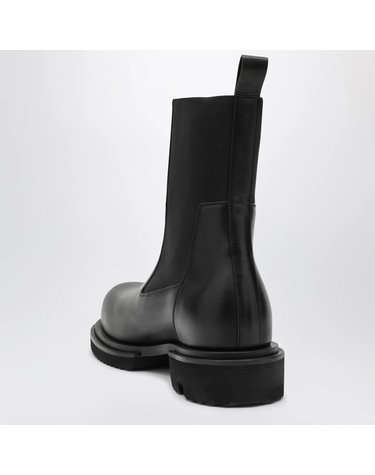 [해외직구] 26 F/W 릭오웬스 TOWER 비틀 GABE 부츠 인 블랙 레더 RU02F4822LOO-9 B0052176194