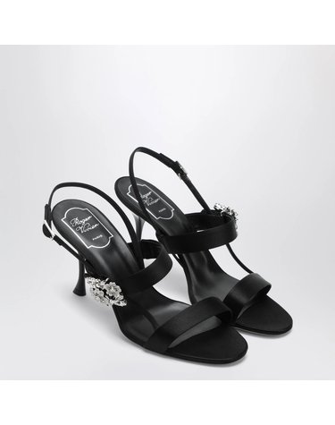 [해외직구] 26 S/S 로저 비비에 블랙 사틴 EFFLORESCENCE 샌들 RVW81544800RS0-B999 B0051986100
