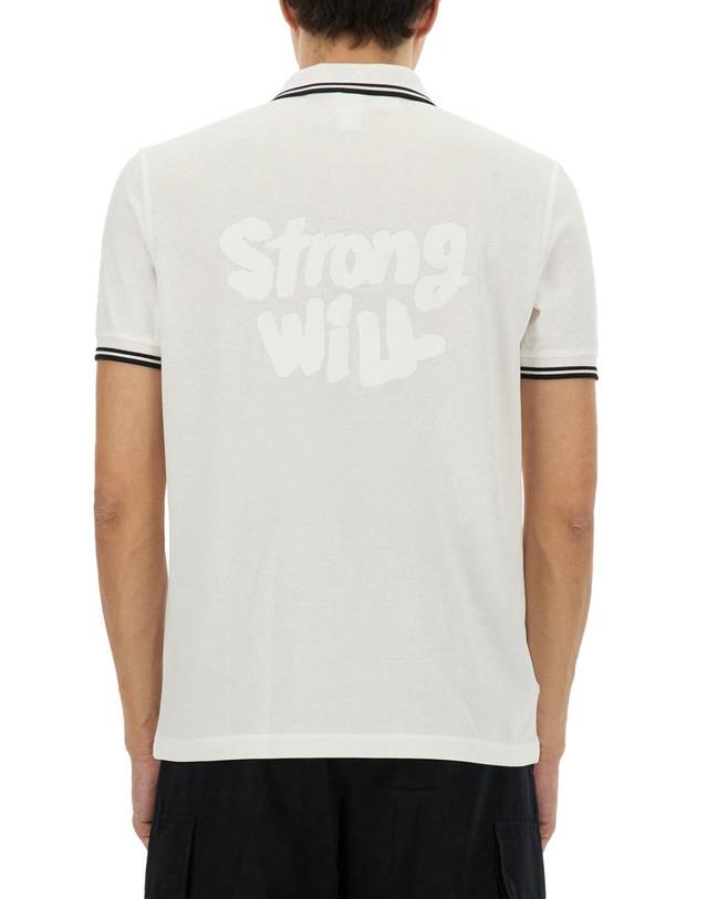 꼼데가르송 [해외직구] 25 S/S 꼼데가르송 STRONG WILL 폴로 셔츠 FO-T502_3 B0041606671 착용컷