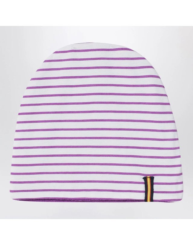 까웨 [해외직구] 25 S/S 까웨 셋 투 리버서블 피스 스트라이프 WHITEPURPLE (KIDS ) K2137WWCO-B0K B0051854896 착용컷