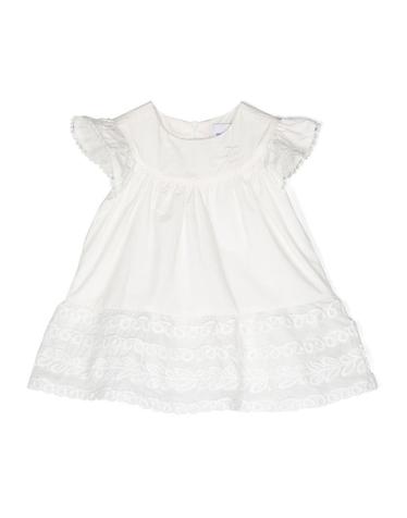 [해외직구] 에르마노 설비노 화이트 코튼 드레스 (KIDS 상품) SBAB002CCA272BS0040001 B0301393446