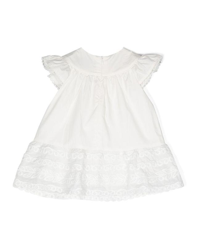 에르마노 설비노 [해외직구] 에르마노 설비노 화이트 코튼 드레스 (KIDS 상품) SBAB002CCA272BS0040001 B0301393446 착용컷