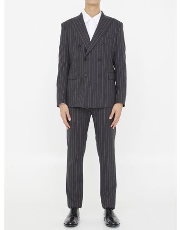 [해외직구] 23 F/W 토넬로 핀스트라이프 투피스 수트 01AI3ROY7460R901 B0020755976