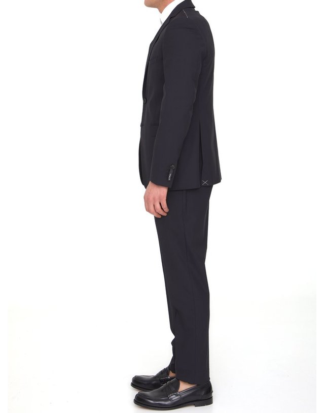 토넬로 [해외직구] 23 S/S 토넬로 블랙 울 투피스 수트 01AI240Y1063U990 B0020297479 착용컷