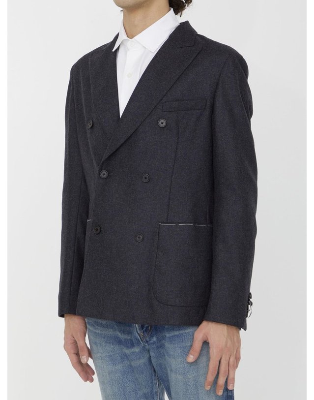 토넬로 [해외직구] 22 F/W 토넬로 ANTHRACITE 플란넬 자켓 L6GW0506465U901 B0020171073 착용컷