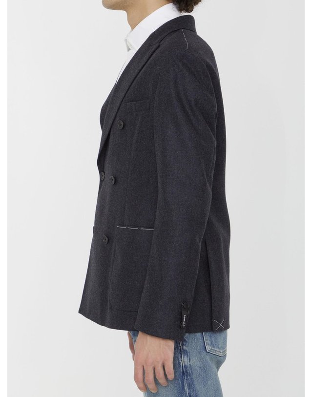 토넬로 [해외직구] 22 F/W 토넬로 ANTHRACITE 플란넬 자켓 L6GW0506465U901 B0020171073 착용컷