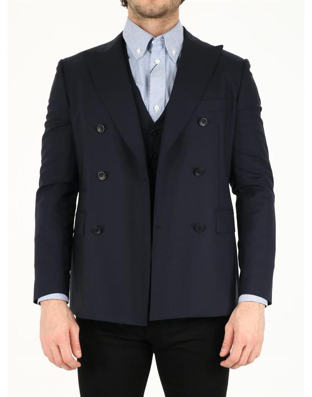 토넬로 [해외직구] 21 S/S 토넬로 블루 울 자켓 01G3R0X1063U600 B0020169037 착용컷