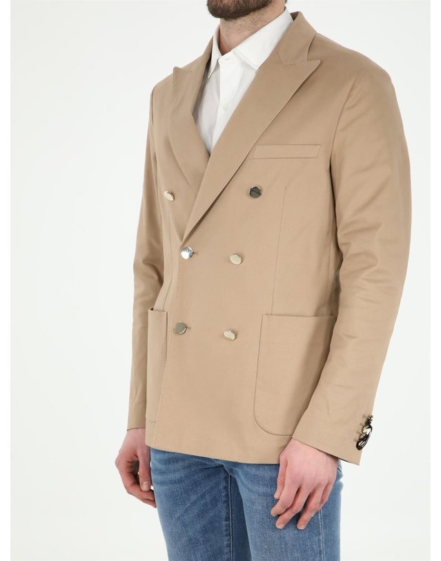 토넬로 [해외직구] 22 S/S 토넬로 베이지 코튼 자켓 06GW0503216U100 B0020297577 착용컷