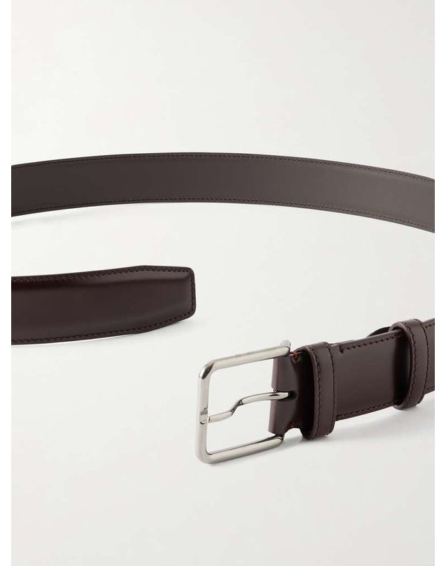 로로피아나 [해외직구] 26 S/S 로로 피아나 32CM MONTEREY 레더 벨트 FAR1193 B0081977467 착용컷