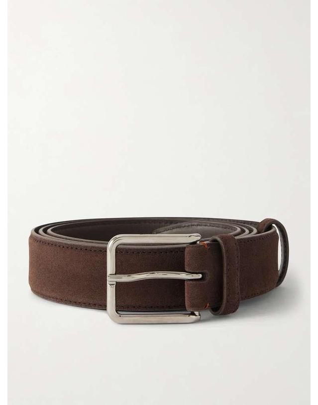 로로피아나 [해외직구] 26 S/S 로로 피아나 MONTEREY 32CM 스웨이드 벨트 FAR1233 B0081935103 착용컷