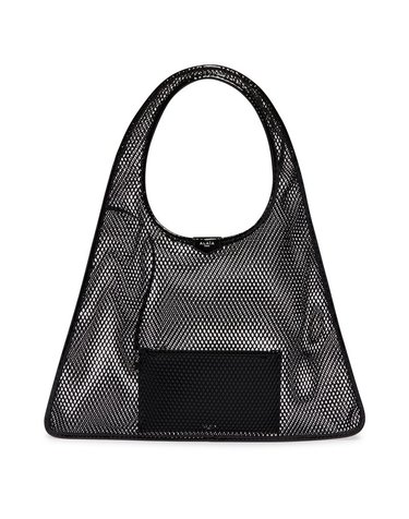 [해외직구] 26 F/W 알라이아 백 원 피스 호보 인 RETE 네라 AA1L2041CA266/999 B0742198067