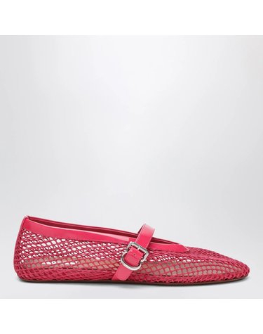 [해외직구] 26 F/W 알라이아 DAHLIA 핑크 메쉬 플랫슈즈 AA3A029TK007NY-U73 B0052324700