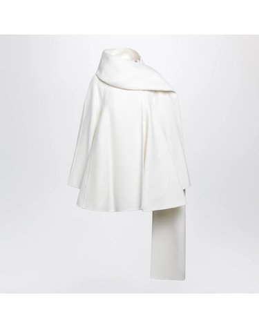 [해외직구] 26 F/W 알라이아 크림 울 코트 WITH 스카프 AA9M1220W107DWO-113 B0052332080
