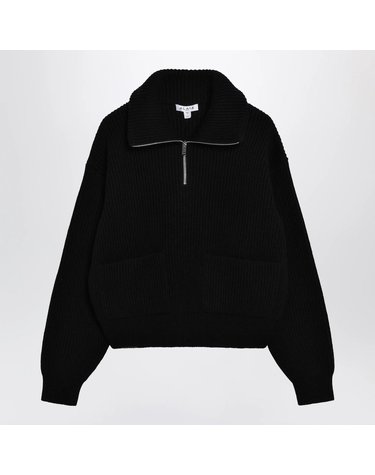 [해외직구] 26 F/W 알라이아 블랙 울 & 캐시미어 트러커 스웨터 AA9G0147K276DWO-995 B0052363321
