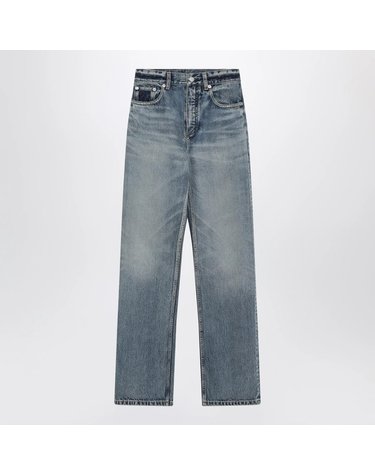 [해외직구] 26 F/W 알라이아 스트레이트레그 데님 진 인 더티 워시 코튼 AA9P1274D023CDE-A20 B0052192638