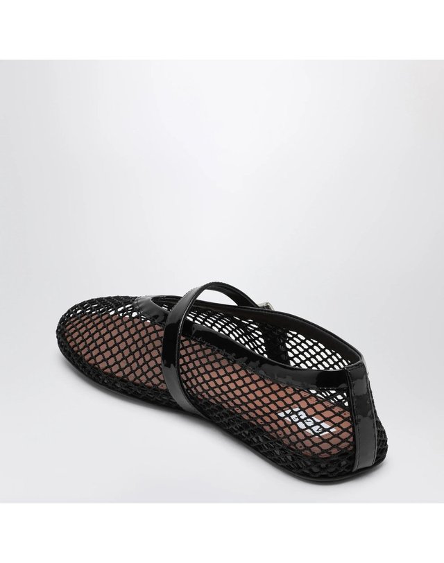 알라이아 [해외직구] 26 F/W 알라이아 블랙 넷 발레리나 AA3A029TK007NY-999 B0052318789 착용컷