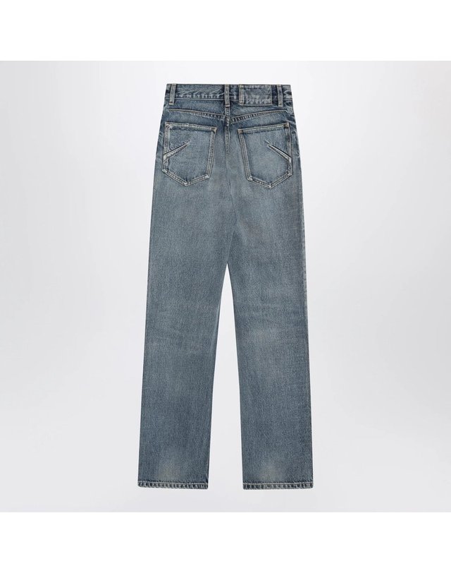 알라이아 [해외직구] 26 F/W 알라이아 스트레이트레그 데님 진 인 더티 워시 코튼 AA9P1274D023CDE-A20 B0052192638 착용컷