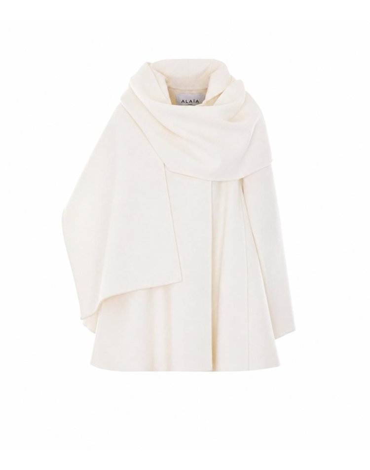 알라이아 [해외직구] 26 F/W 알라이아 스카프 코트 AA9M1220W107D/113 B0012368006