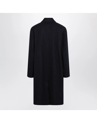 [해외직구] 26 F/W 드리스 반 노튼 네이비 블루 싱글브레스트 울 코트 0202044237-509 B0052241097