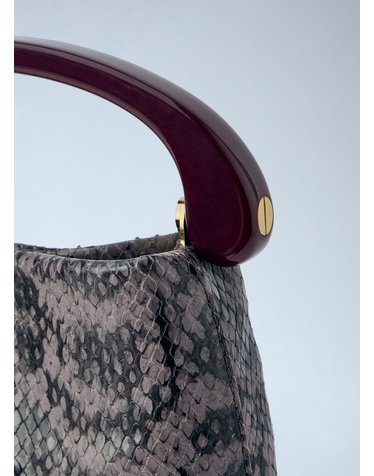 [해외직구] 26 F/W 드리스 반 노튼 SNAKEEMBOSSED 레더 탑 핸들 백 262-131506-0305 811 B0112310630