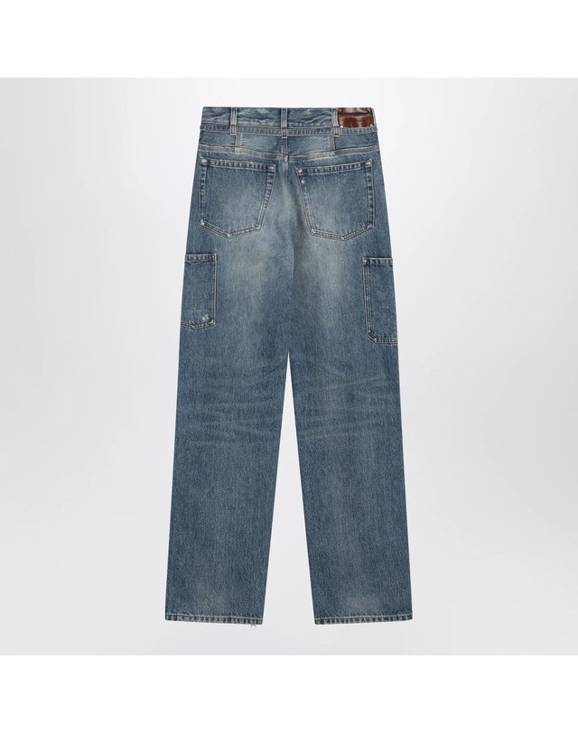 드리스 반 노튼 [해외직구] 26 F/W 드리스 반 노튼 블루 WASHEDEFFECT 진 WITH 벨트 0109264414-504 B0052324664 착용컷