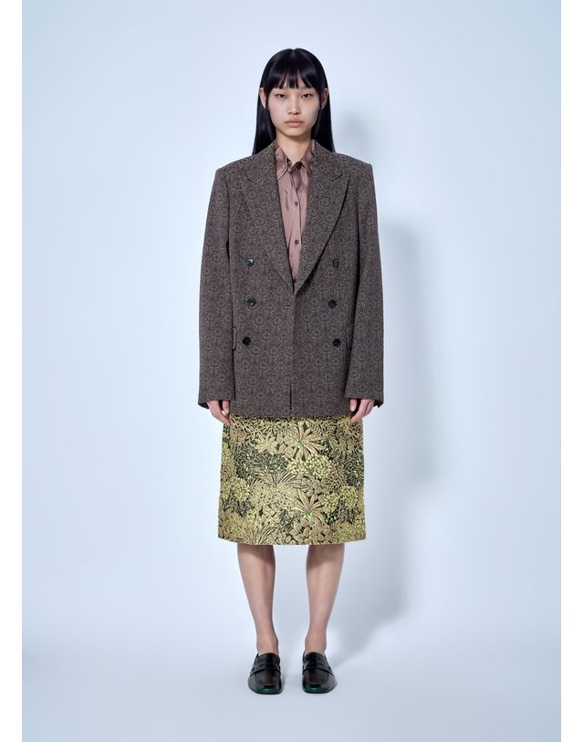 드리스 반 노튼 [해외직구] 26 F/W 드리스 반 노튼 더블브레스티드 패턴 블레이저 262-010400-4304 703 B0112489675 착용컷