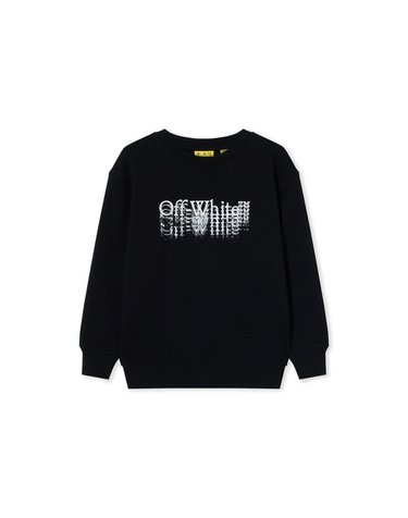 [해외직구] 오프화이트 빅 BOOKISH 스탬프 크루넥 맨투맨 (KIDS 상품) 44BBA001F26F00100BLACK B0302331654