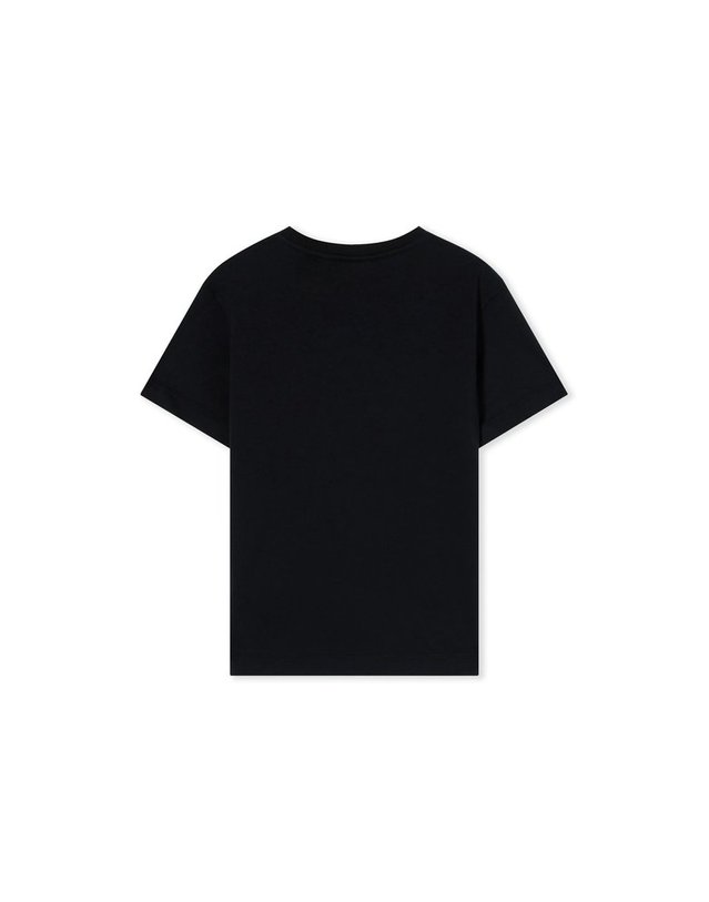 오프화이트 [해외직구] 오프화이트 빅 BOOKISH 스탬프 쇼츠 슬리브 티셔츠 (KIDS 상품) 44BAA002F26J00100BLACK B0302331650 착용컷