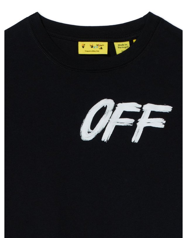 오프화이트 [해외직구] 오프화이트 CLOTHINGTSHIRT (KIDS 상품) B0302331651 착용컷