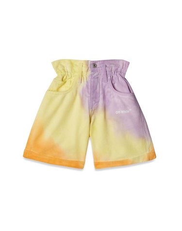 [해외직구] 23 S/S 오프화이트 HELVETICA 스프레이 쇼츠 (KIDS 상품) OGCB004K_S23FAB0018501 B0040299288
