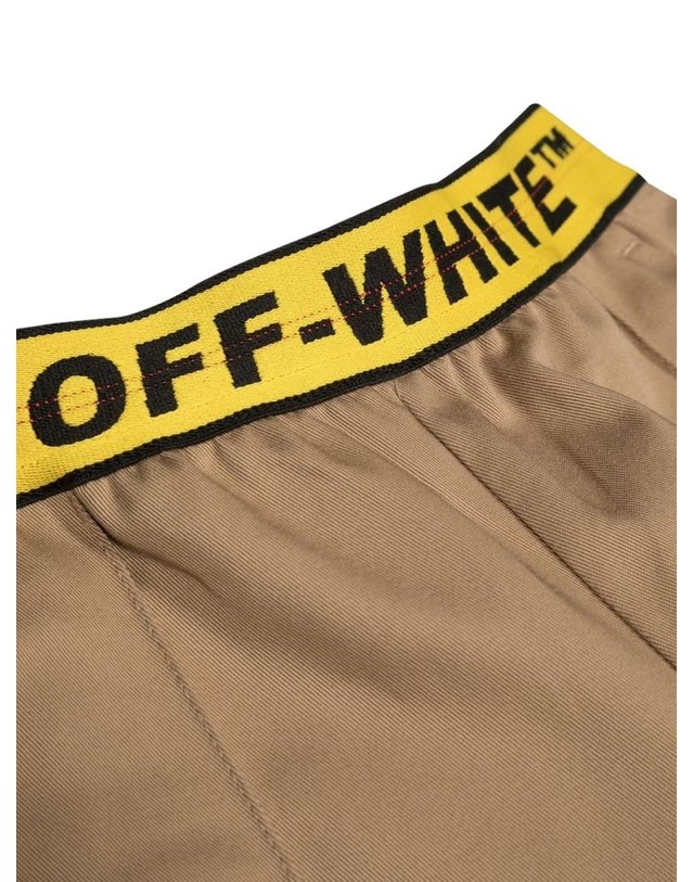 오프화이트 [해외직구] 23 S/S 오프화이트 인더스트리얼 치노 팬츠 (KIDS 상품) OBCG001K_S23FAB0016318 B0040207732 착용컷