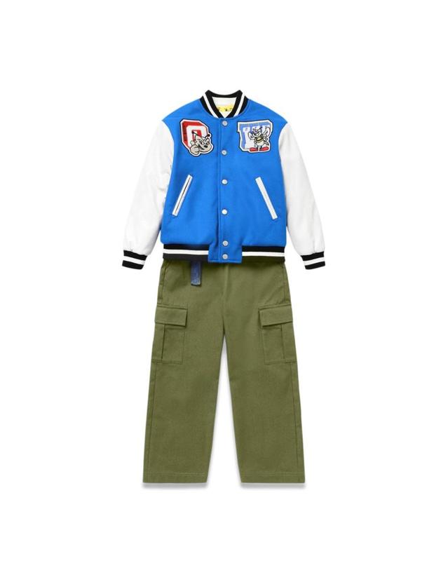 오프화이트 [해외직구] 23 F/W 오프화이트 카고 팬츠 (KIDS 상품) OBCF005K_F23FAB0015645 B0041021226 착용컷