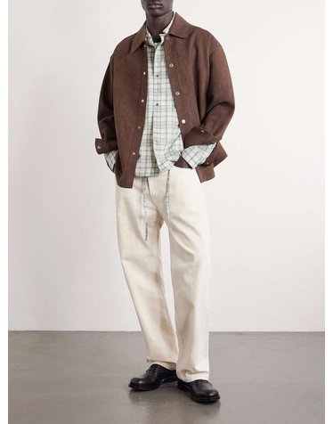 [해외직구] 26 F/W 아미 체크 포플린 셔츠 HSH846.PL0109 B0082023393