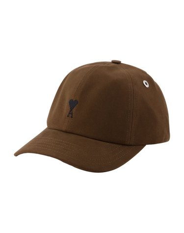 [해외직구] 26 F/W 아미 QUOTA 아미 드 꾀흐 캡 아미 파리 코튼 브라운 UCP265.AW0041-2221 B0732289520