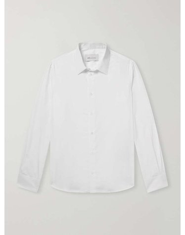 [해외직구] 아미 TAILOR 로고-엠브로이드 코튼 셔츠 HSH764.CO0045 B0082320139