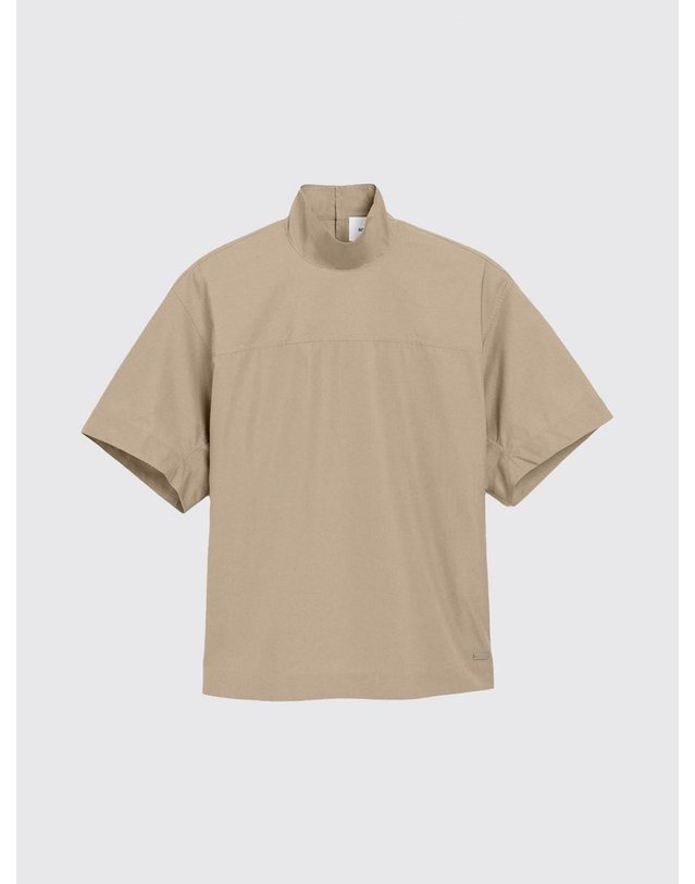 아미 [해외직구] 26 S/S 아미 코튼 탑 WITH 레이즈 카라 FTP835_CO0063A036 B0041965005 착용컷